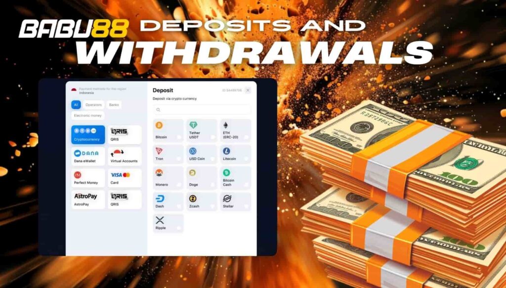 Deposits and Withdrawals at Babu88 Bangladesh