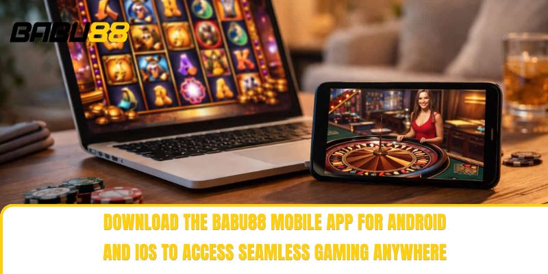 Download the Babu88 mobile app for Android and iOS to access seamless gaming anywhere.